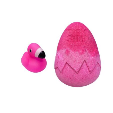 Бомба для ванны «Розовый фламинго», с игрушкой