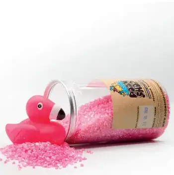 Мерцающая соль с игрушкой-фламинго «Розовый фламинго»